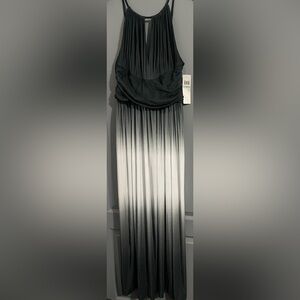 Maggy London Black and Gray Dress